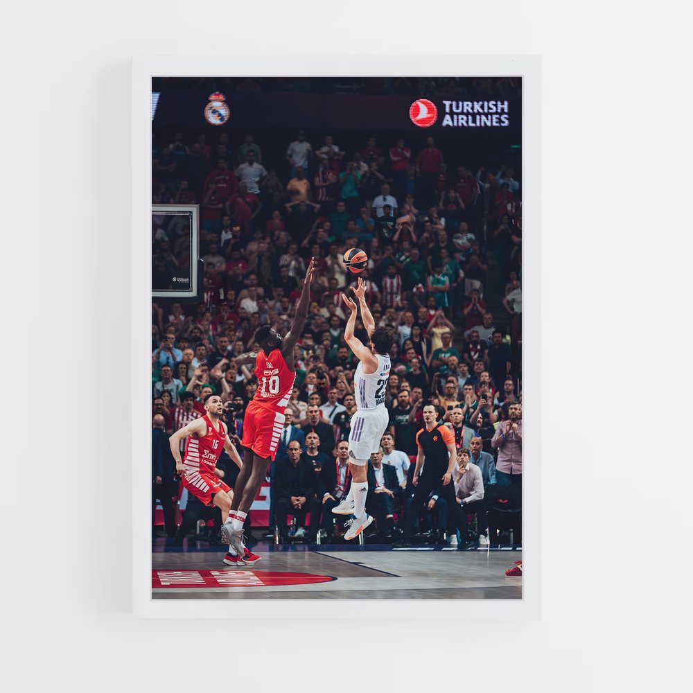 Poster Sergio llull – affiche Basketball (vue 3)